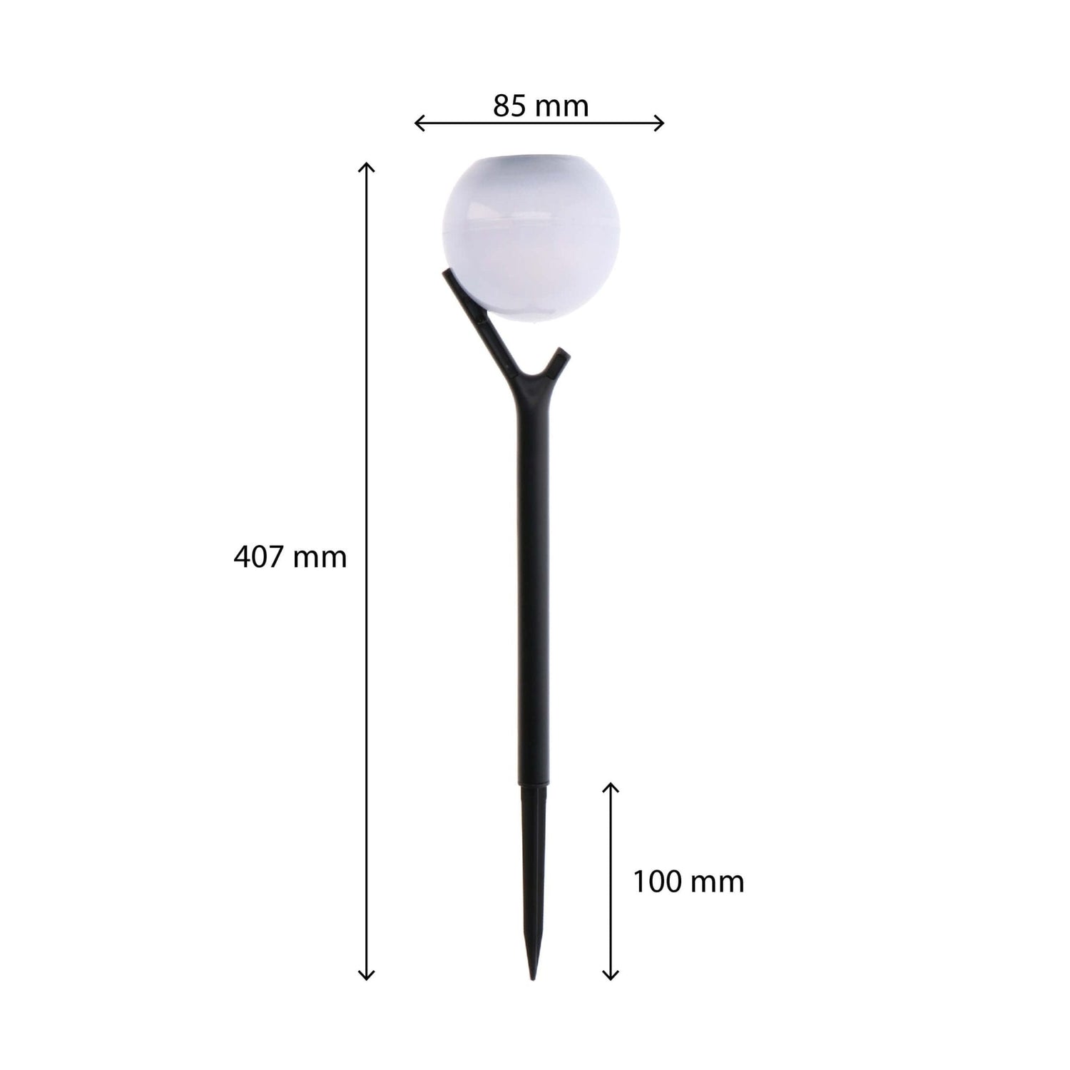 Solar LED Tuinlamp met sensor - Nice - Draadloos - Warm wit - Auto aan/uit - 40 cm