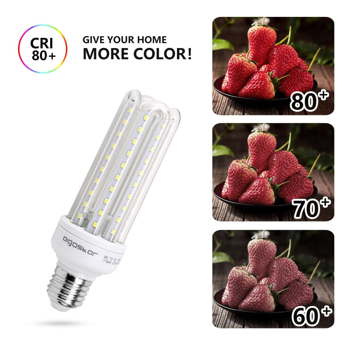 Spaarlamp E27 daglichtwit | LED 15W~1510Lm=99W traditionele verlichting | 230V AC - LEDPLANET.NL