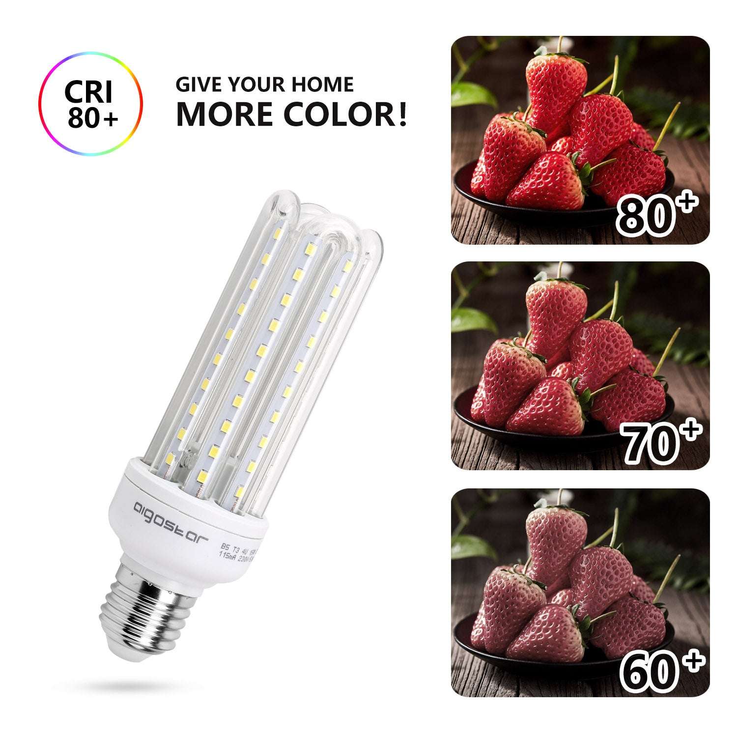 Spaarlamp E27 daglichtwit | LED 15W~1510Lm=99W traditionele verlichting | 230V AC - LEDPLANET.NL