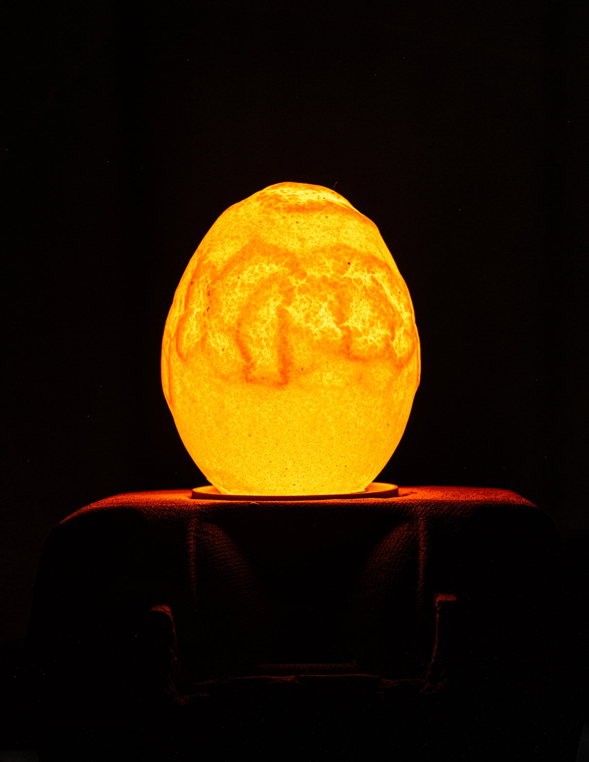 Special edition LED lamp in eivorm, warm geel licht, sfeervol en decoratief voor elk interieur