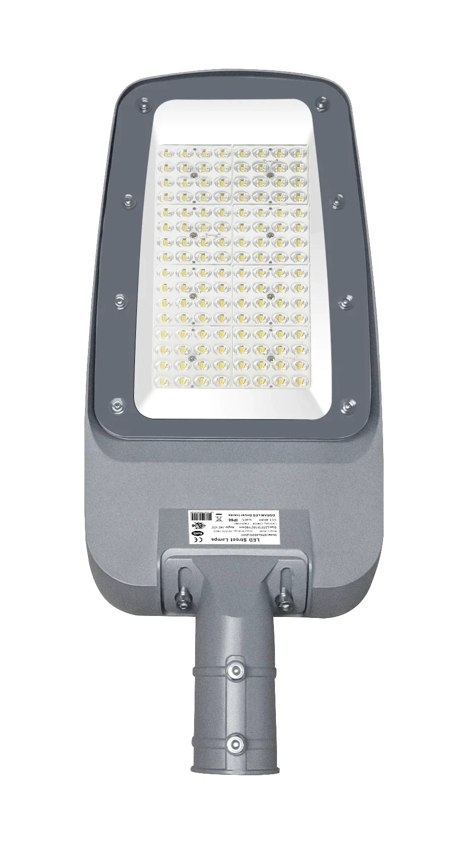 LED straatverlichting-lantaarnpaal-LED, 100W, 12000lm, 6000K, IP65