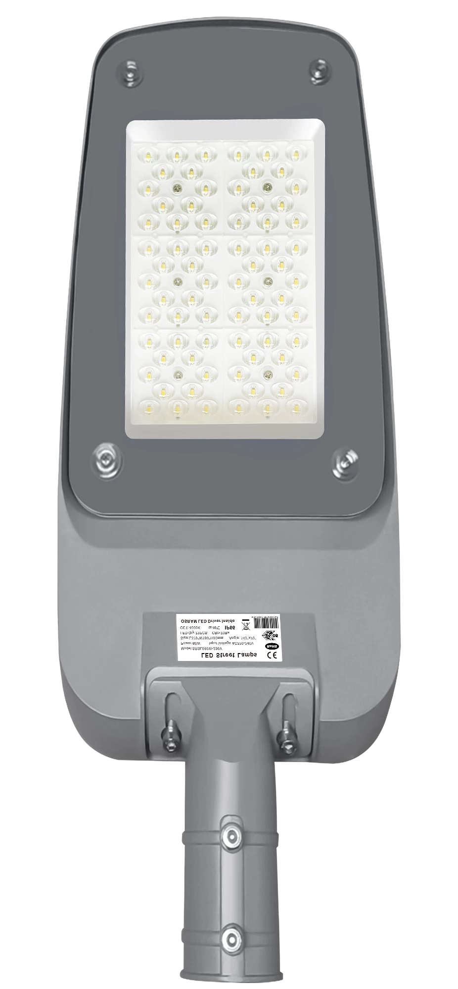 LED Straatverlichting 60W 9000lm, Koelwit 4000K, IP66