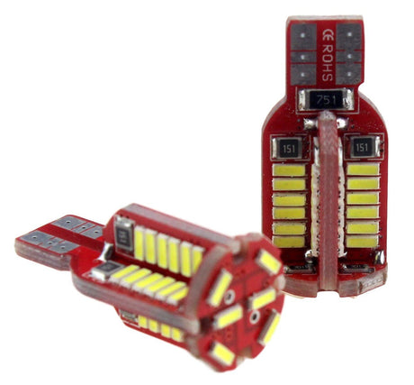 T15 W16W set | autoverlichting LED 2 stuks | 54 - SMD daglichtwit 6000K - 470 Lumen | CAN - BUS 12V DC - 2.76 Watt - LEDPLANET.NL