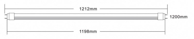 TL LED lamp | T8 TL lamp | 120 cm | koelwit 4000K | met starter - LEDPLANET.NL