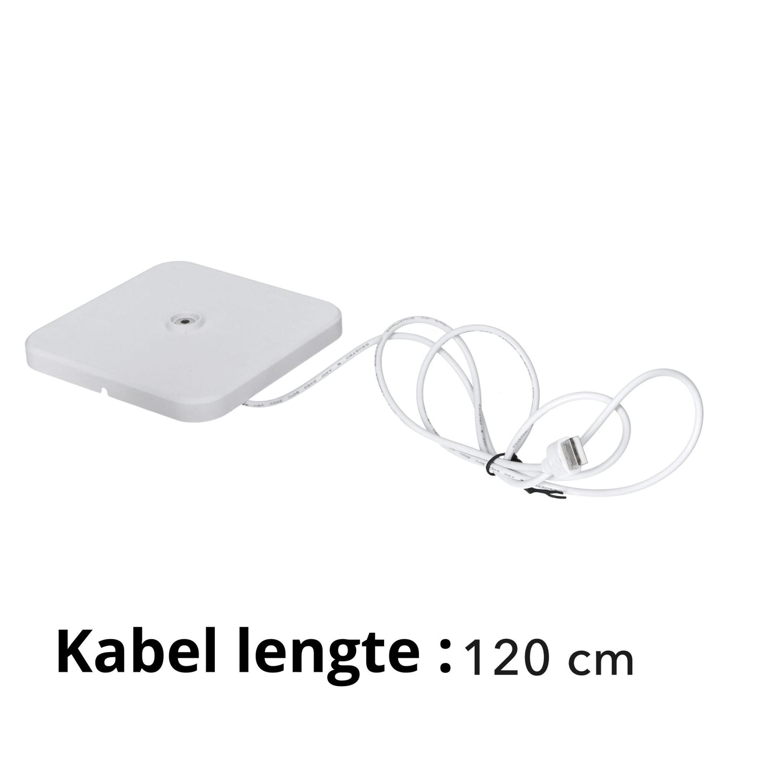 TouchDim wiederaufladbare LED-Tischlampe – Dimmbar durch Berührung – Innen und Außen – Weiß