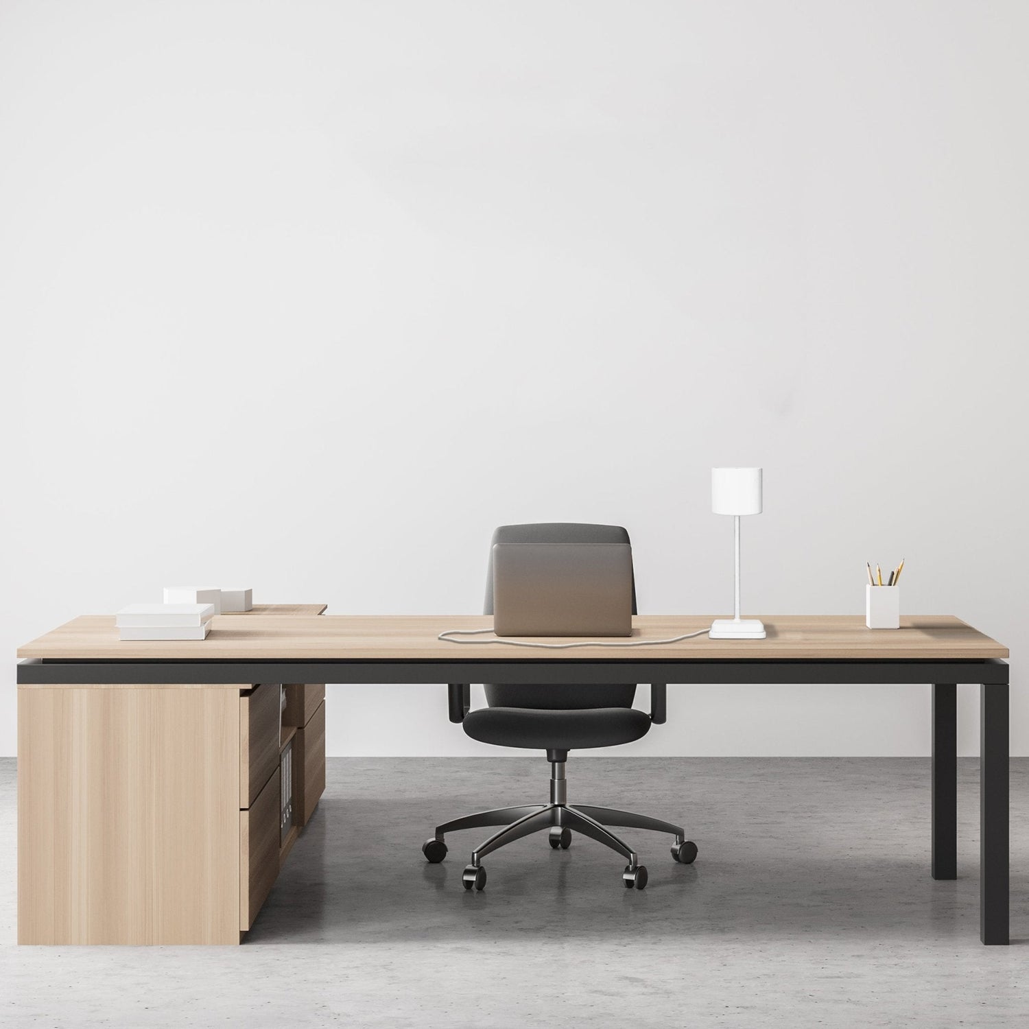 TouchDim wiederaufladbare LED-Tischlampe – Dimmbar durch Berührung – Innen und Außen – Weiß