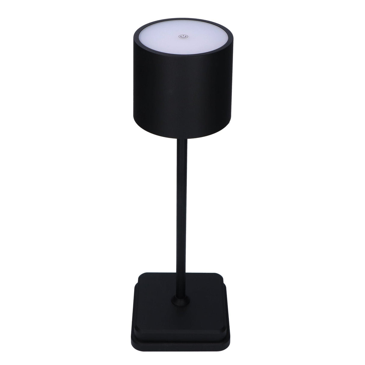 TouchDim wiederaufladbare LED-Tischlampe – Dimmbar durch Berührung – Innen und Außen – Schwarz