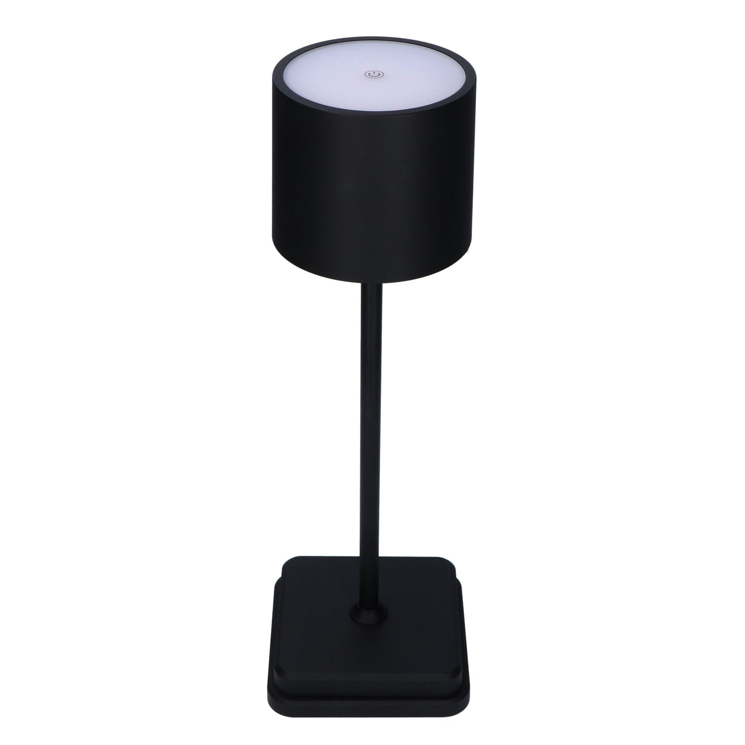 TouchDim wiederaufladbare LED-Tischlampe – Dimmbar durch Berührung – Innen und Außen – Schwarz