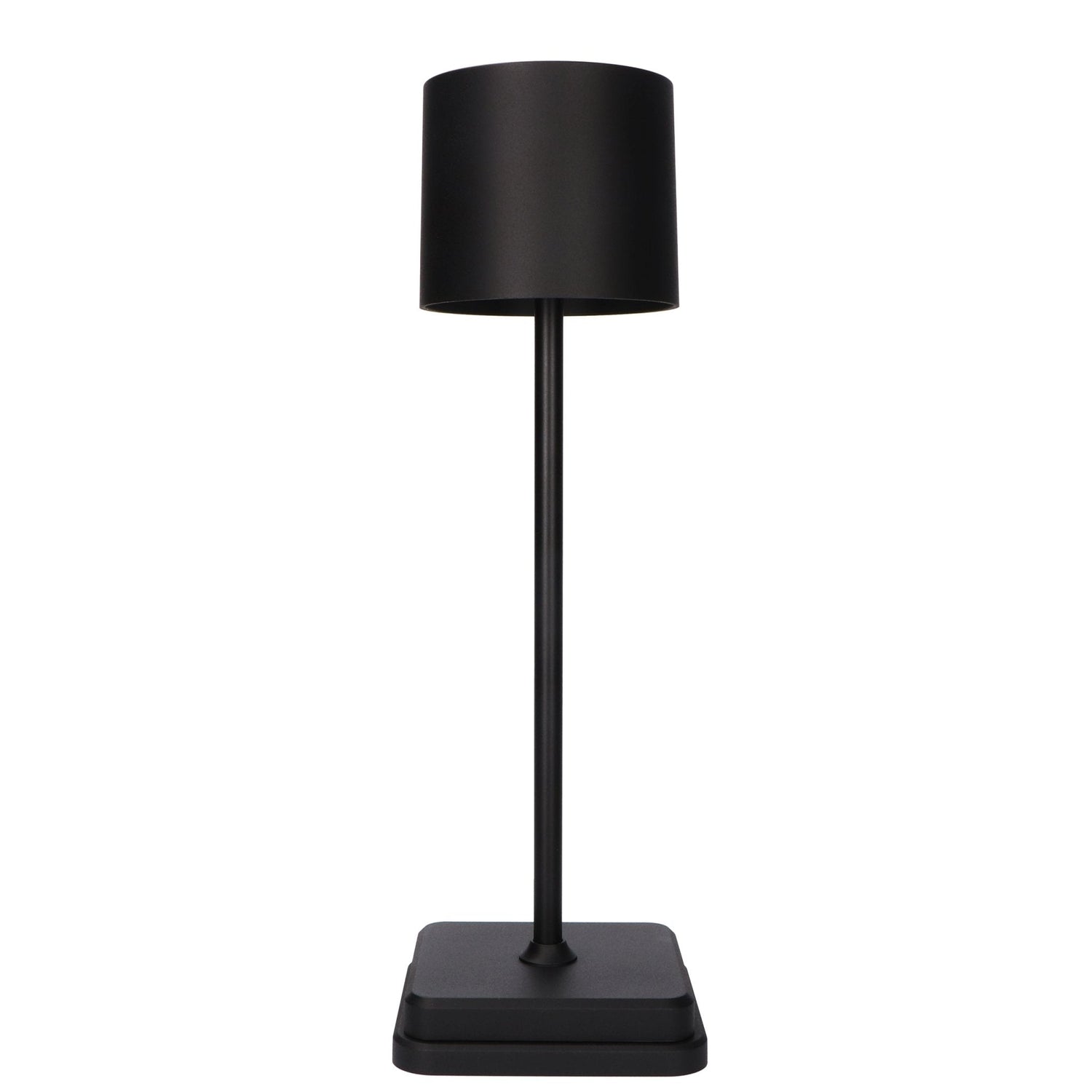 TouchDim wiederaufladbare LED-Tischlampe – Dimmbar durch Berührung – Innen und Außen – Schwarz