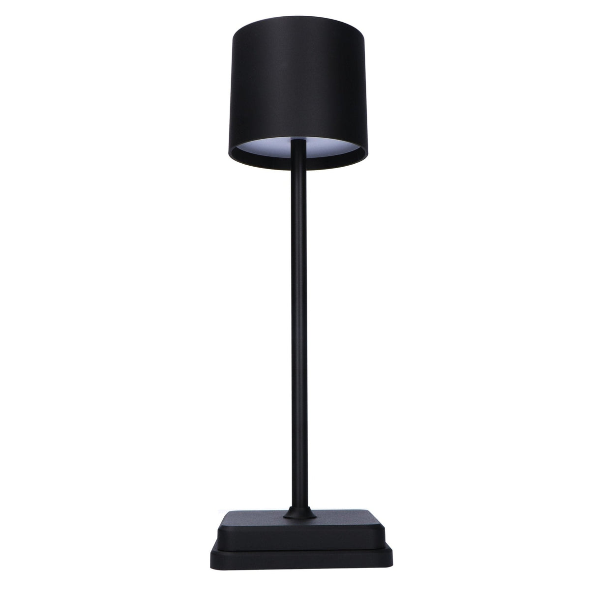 TouchDim wiederaufladbare LED-Tischlampe – Dimmbar durch Berührung – Innen und Außen – Schwarz