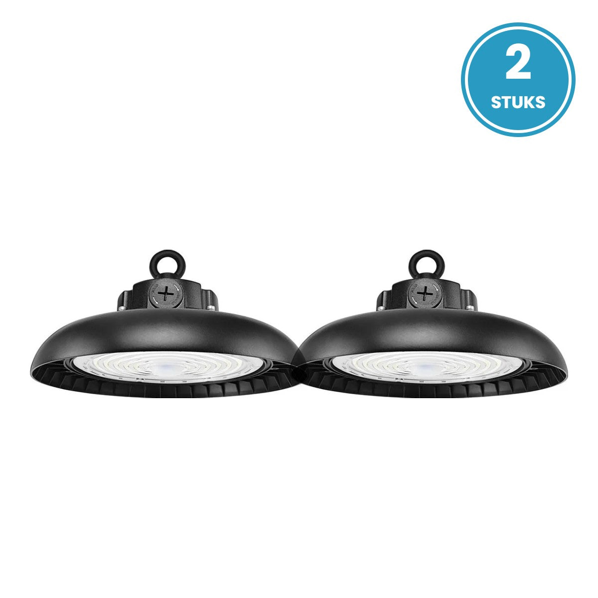 2× UFO LED high bay 150W koelwit 4000K - 2 stuks