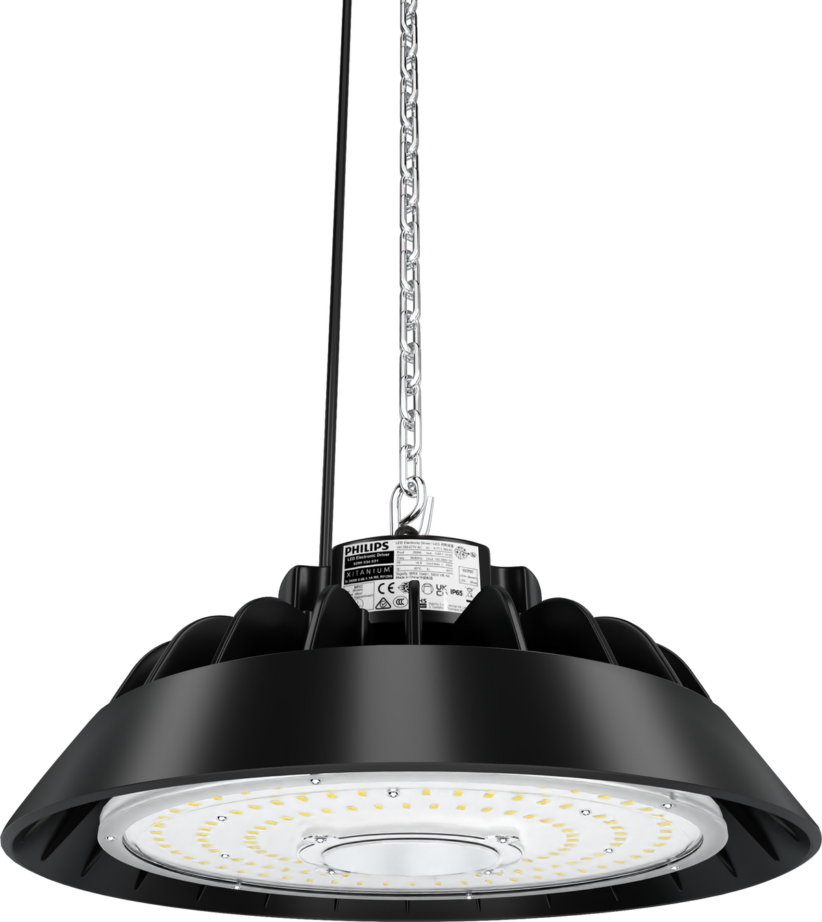 Luminaires LED UFO Blls de 150 W, 21 000 lm, lumière blanche, IP65, idéaux pour une utilisation intérieure et extérieure.