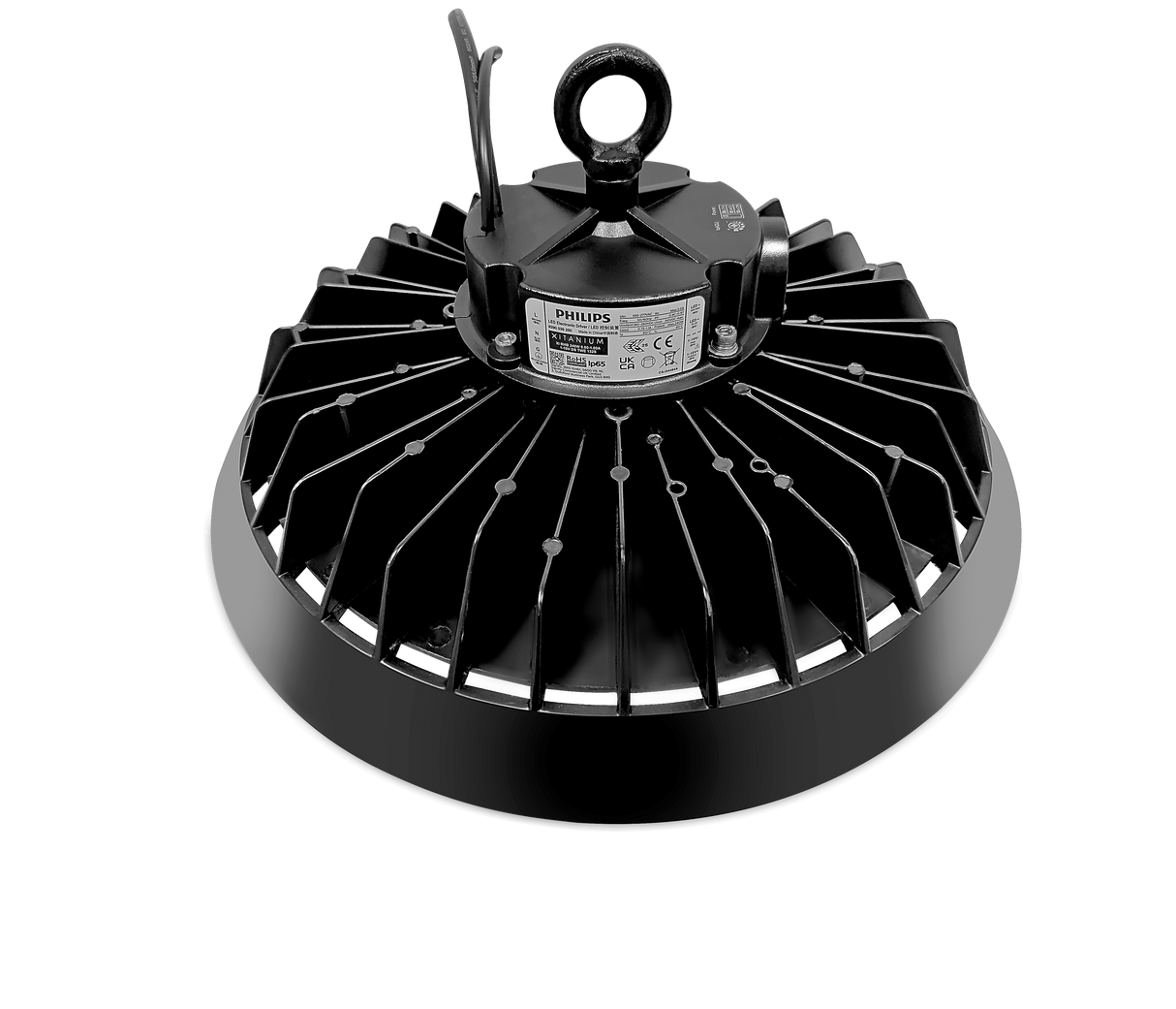 Blls UFO LED lights met een zwart ontwerp, hoge lumenoutput en duurzame constructie voor efficiënte verlichting