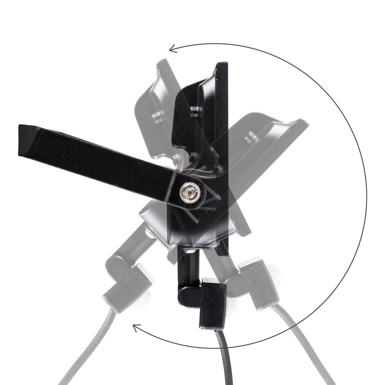 UltraFlood LED Flutlicht 30W mit Bewegungsmelder und Tageslichtsensor - Neigbar - 4800 Lumen - IP65