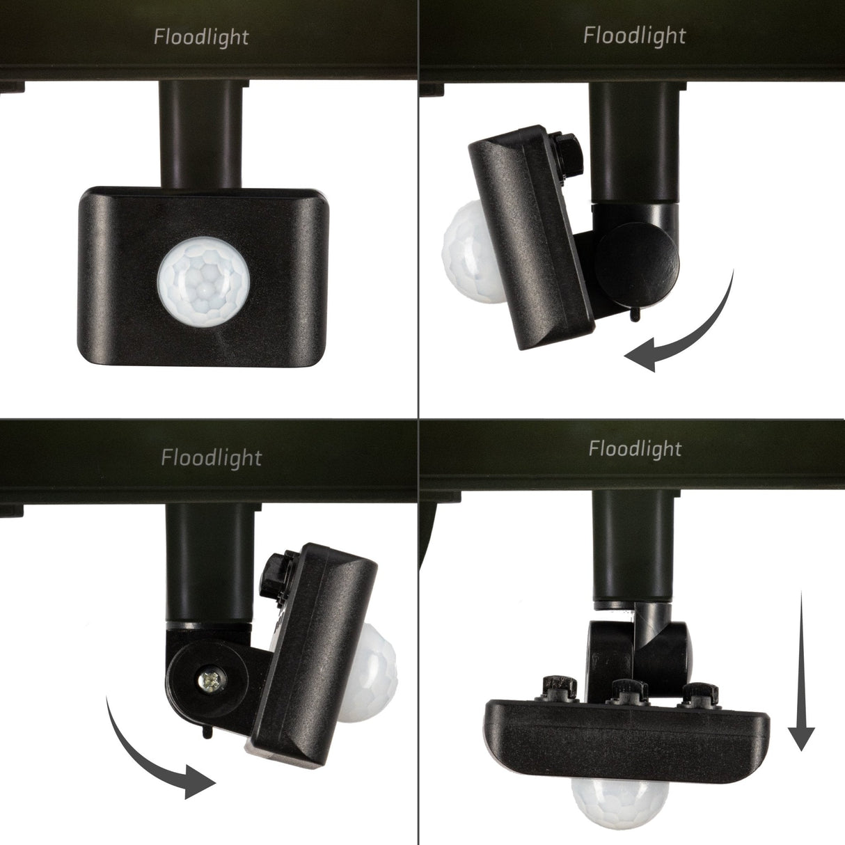 UltraFlood LED Floodlight 50W 4000K with Motion Sensor and Daylight Sensor - Tiltable - 8000 Lumen - IP65