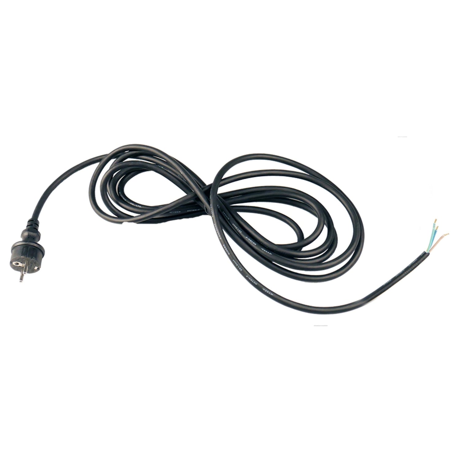Universele buitenkabel 3-aderig met EU plug - 5 meter lang - IP44 spatwaterdicht - H07RN-F 3G1.0 mm²