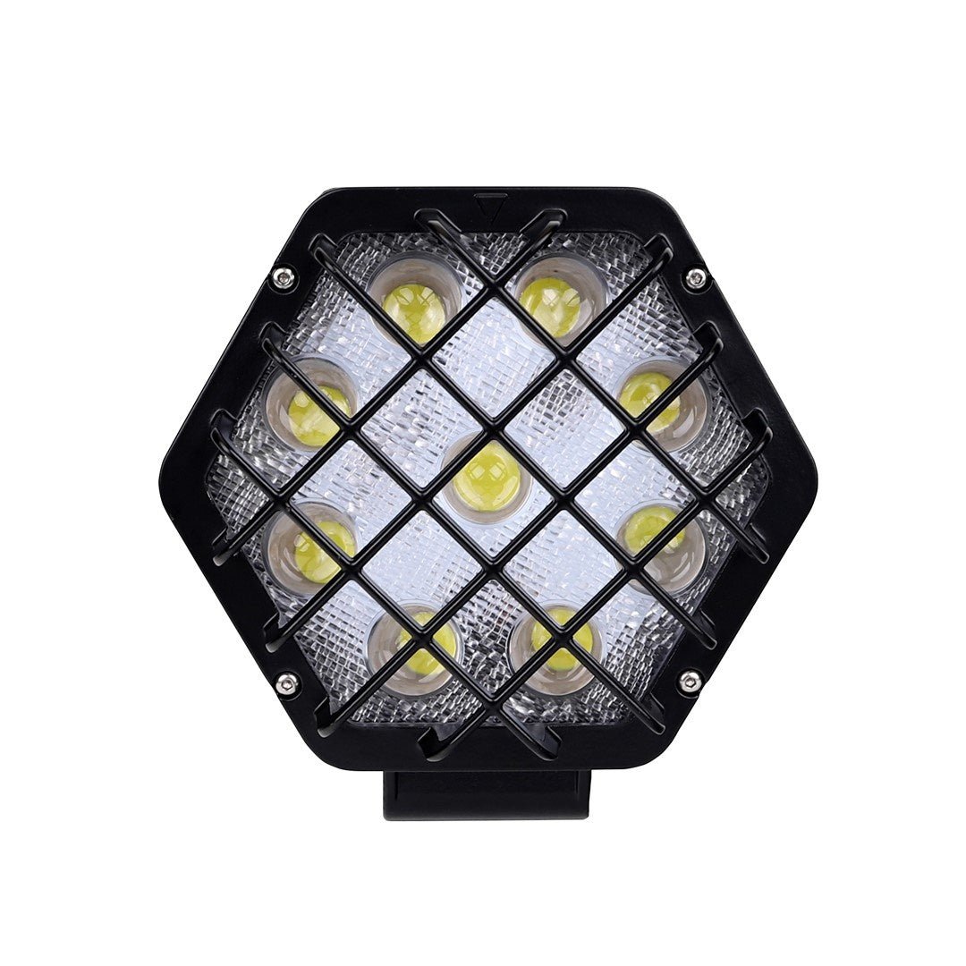 Verstraler LED 27W - werklicht HEX~1600 Lumen - 12V & 24V DC | daglichtwit 6500K | IP67 - LEDPLANET.NL