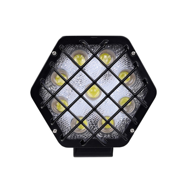 Verstraler LED 27W - werklicht HEX~1600 Lumen - 12V & 24V DC | daglichtwit 6500K | IP67 - LEDPLANET.NL