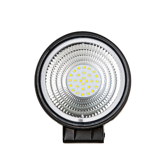 Verstraler LED 28W - Ø 112mm x 45mm | 12V & 24V DC | daglichtwit 6500K | IP67 - LEDPLANET.NL