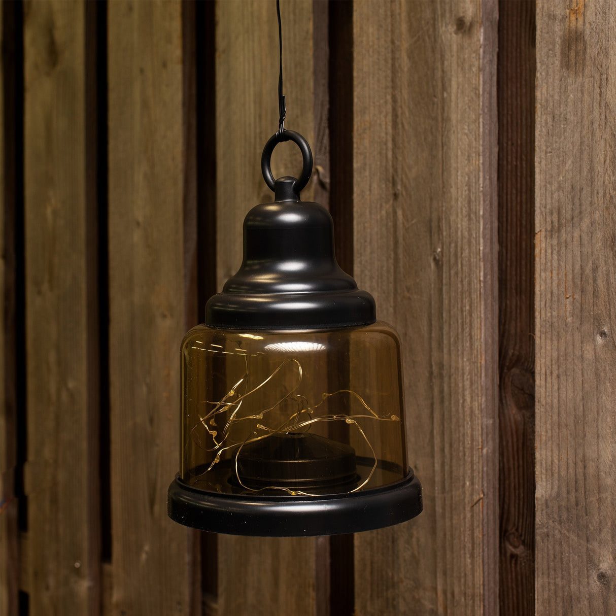 Vintage LED Tafellamp op batterijen - Draadloos model met ophangring - 22 cm