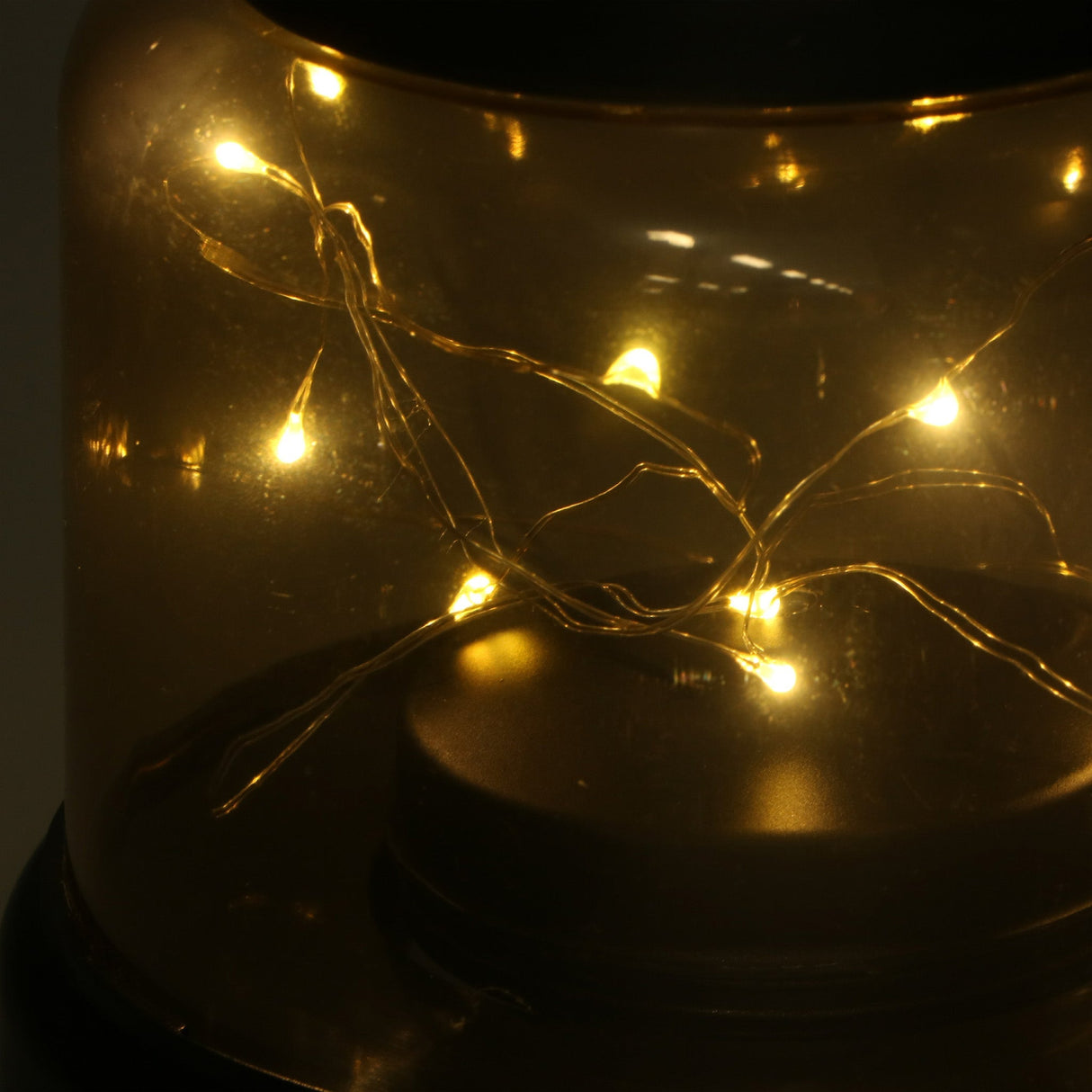 Vintage LED Tafellamp op batterijen - Draadloos model met ophangring - 22 cm