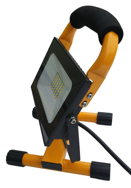Werklicht LED | 30W=240W bouwlamp | stekker 300cm | daglichtwit 5500K | waterdicht IP65 - LEDPLANET.NL