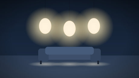 Hanglampen van eierschalen met warm LED-licht