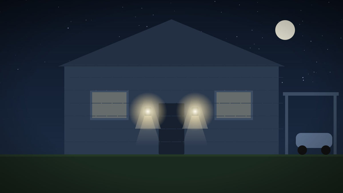 Carport met LED-verlichting