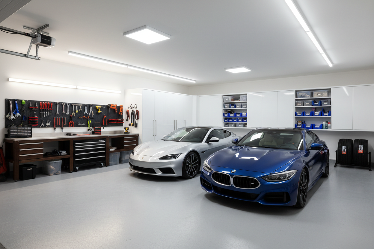 Garage verlichting: welke IP-classificatie heb je nodig?