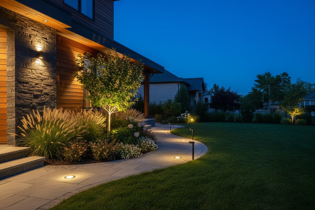 Buitenverlichting plaatsen: van wandlamp tot schijnwerper