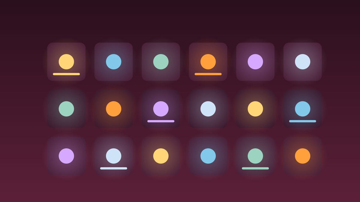 Tegels met gekleurde lichtjes: het LED-alfabet