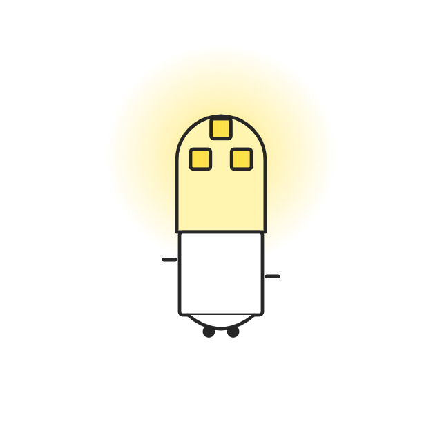 BAY15D auto LED lamp - LEDPLANET.NL