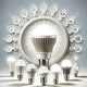 LED daylight lamps