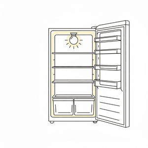 LED refrigerator lights