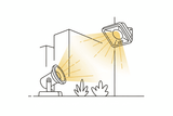 Proyectores LED para exteriores
