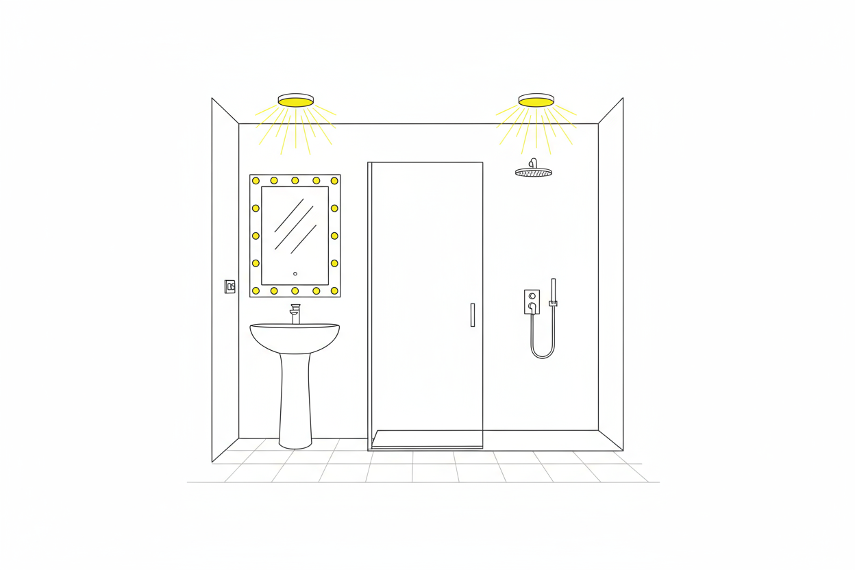 LED verlichting badkamer