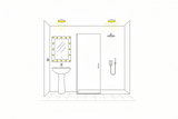 iluminación LED para baño