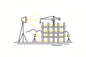 LED construction site lighting