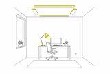 iluminación LED para oficina