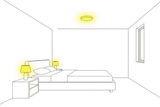 Iluminación LED para dormitorio