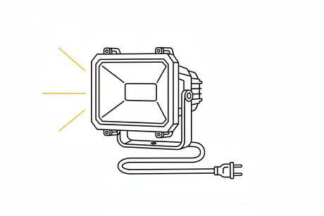 Professionele LED bouwlamp