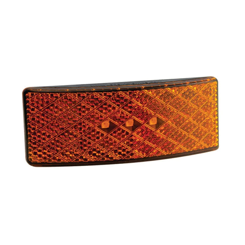LED marker light amber | 12-24v | 35cm. cable (smoke) | EU38BAM