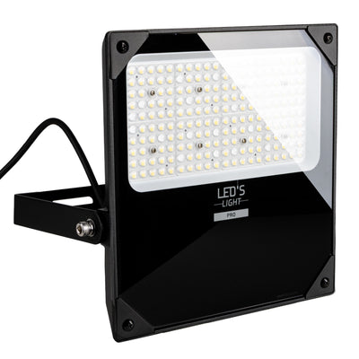 LED-Strahler 14000 Lumen - 100W - Kaltweiß 4000K - einstellbare Leistung - IP66 IK08 - Schwarz