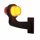 LED Pendellamp Rechts Haakse Steel Mat 12/24V | MB-1022RA