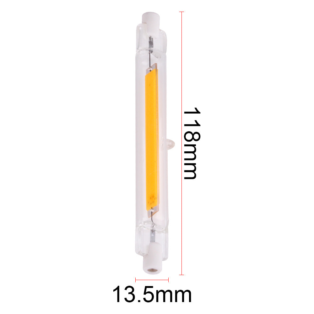 R7s staaflamp koelwit 4000K | 118x14mm | LED 8W=80W halogeenlicht - 800 Lumen