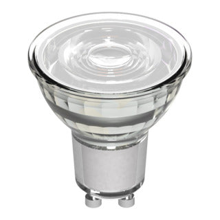 LED-Spot GU10, 360 Lumen, 4 W, Warmweiß (2700 K), 36°, MR16, Klarglas