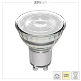 LED Spot GU10 360 lumens - 4W - Warm white 2700K - 36° - MR16 - Clear glass