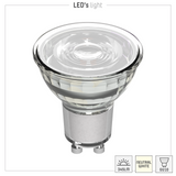 LED-Spot GU10 – 345 Lumen – Kaltweiß (4000 K) – 4 W (ersetzt 50 W) – 3 Stück