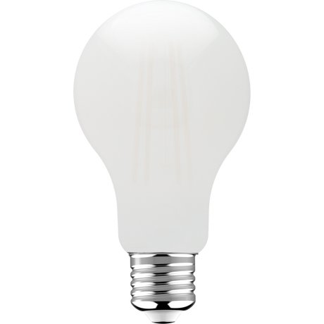 LED Filament Lamp E27 1521 lumen - 11W - Warmwit 2700K - A70 Peervorm - Opaal Glas