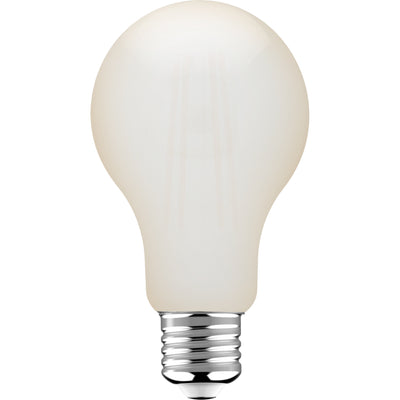 Lampada LED a filamento E27 1521 lumen - 11W - Bianco caldo 2700K - A70 a pera - Vetro opale